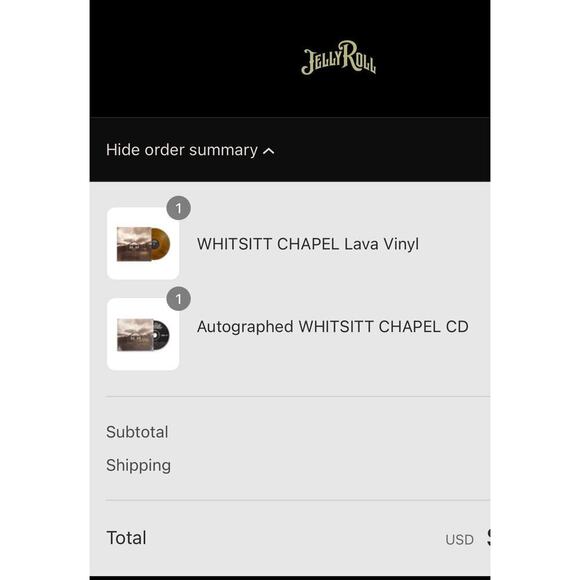 JELLY ROLL SIGNED WHITSITT CHAPEL CD BRAND NEW AUTOGRAPHED 2023 RARE SEALED - Picture 3 of 3